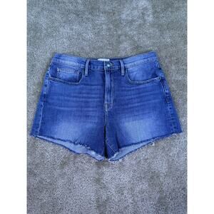 Frame Shorts Womens 29 Le Brigette Denim Cut Off Casual Stretch Distressed D122